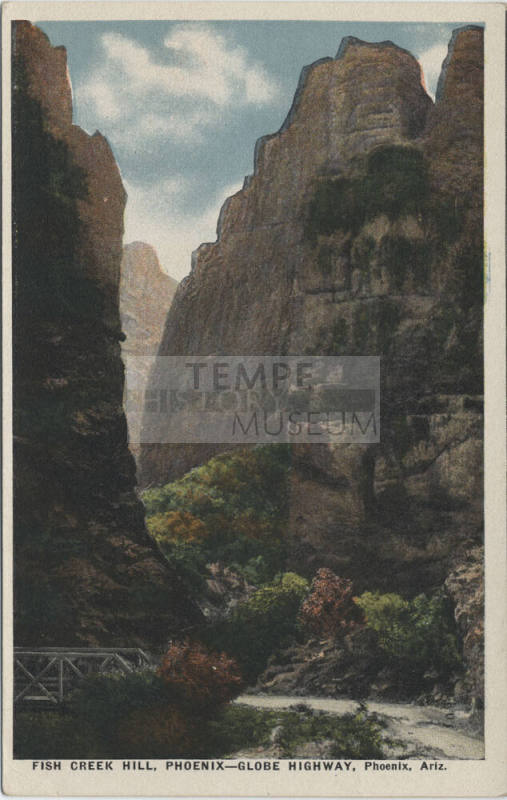 Postcard - Fish Creek Hill, Phoenix-Globe