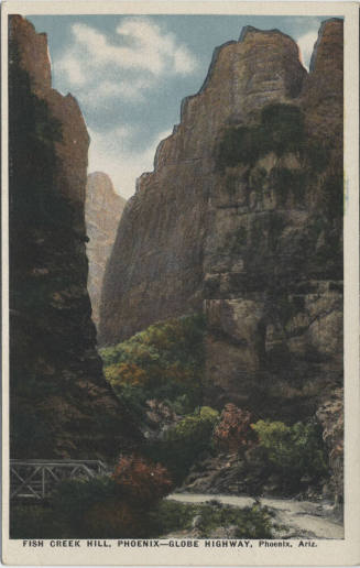 Postcard - Fish Creek Hill, Phoenix-Globe