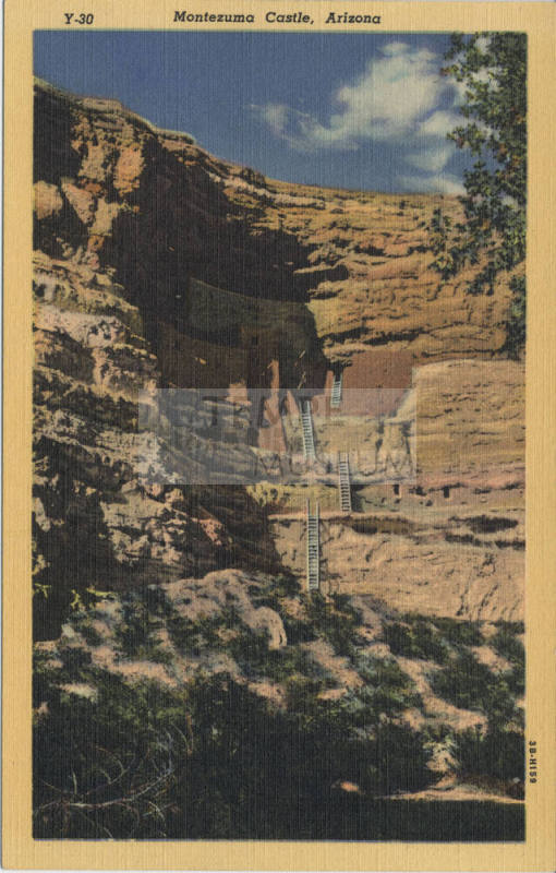 Postcard - Montezuma Castle, Arizona