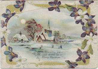 Postcard - With Friendship and Good Wishes