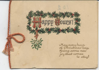 Greeting Card - "Happy Hours" Booklet