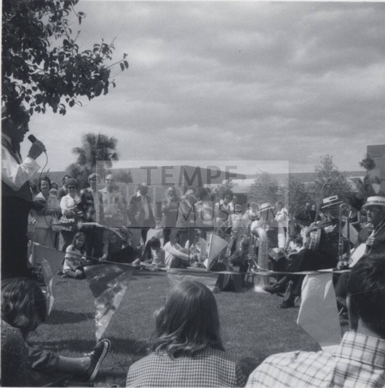 Sister City Festival - Arizona Banjo Band in Front of Tempe Public Library