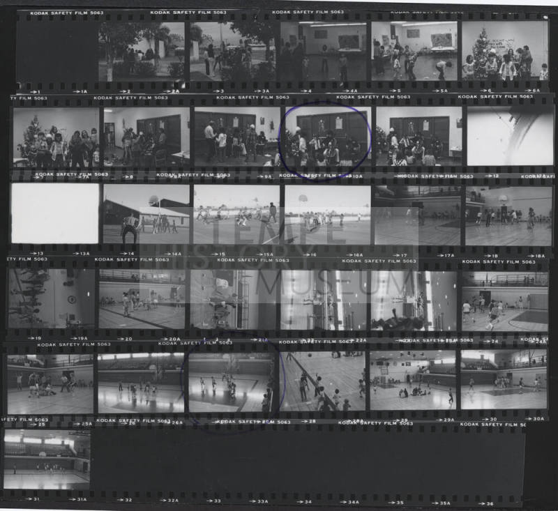 Contact Prints - Athletics Programs and Christmas Party