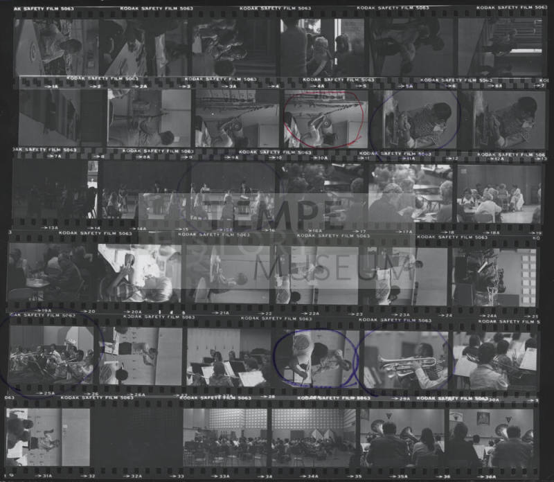 Contact Prints of Various Recreation Events and Classes