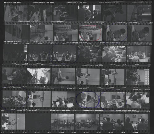Contact Prints of Various Recreation Events and Classes