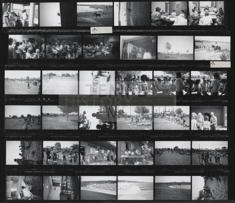 Contact Prints of Various Parks and Recreation Events