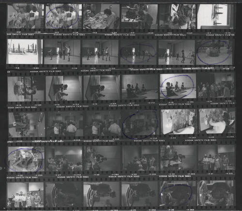 Contact Prints of Various Activities at Edna Vihel Center