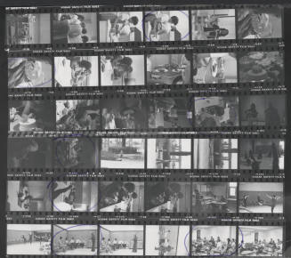 Contact Prints of Various Activities at Edna Vihel Center