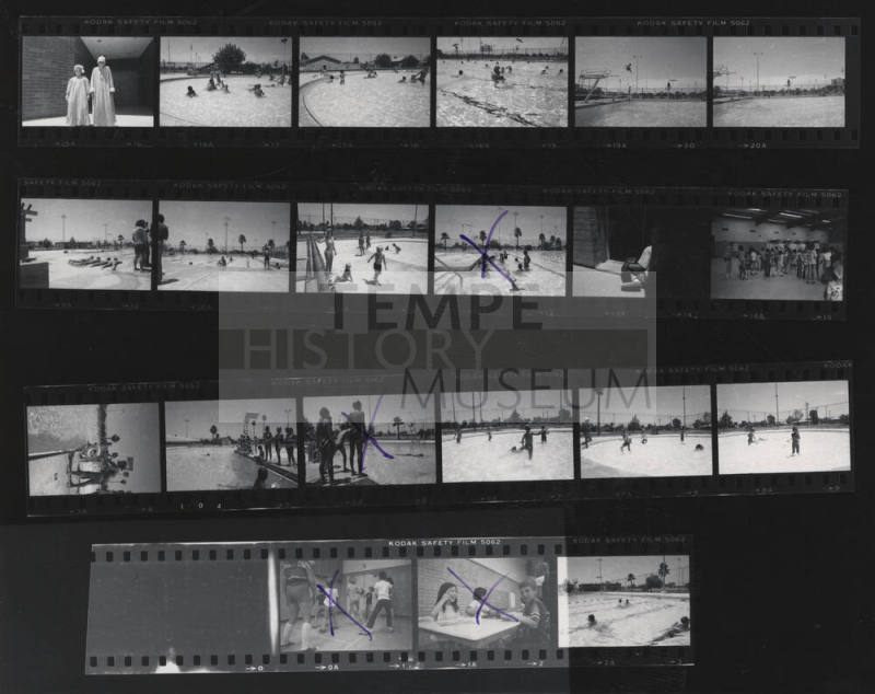 Contact Prints of Various Events at McClintock High School