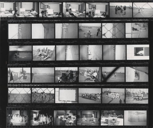 Contact Prints of Various Parks and Recreation Department Events