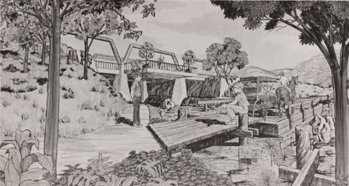 Bridge and Ferry Landing Concert Rendering