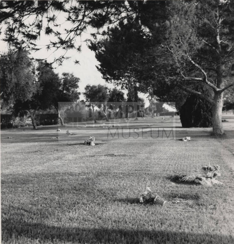 Vandalism at Double Buttes Cemetery