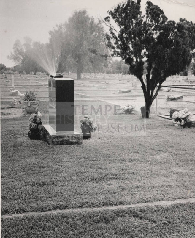 Vandalism at Double Buttes Cemetery