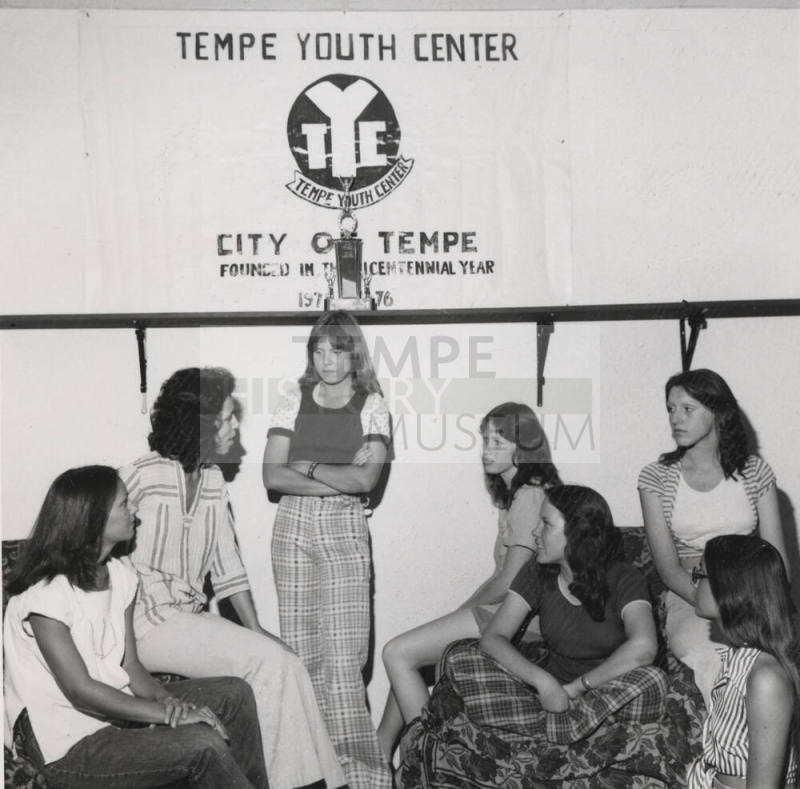 Group Photo - Girls Meeting at New Tempe Youth Center