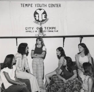 Group Photo - Girls Meeting at New Tempe Youth Center