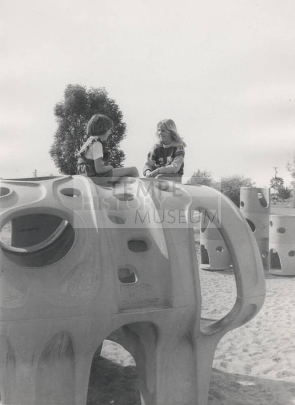 Cast Concrete Playground Equipment at Kiwanis Park