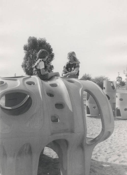 Cast Concrete Playground Equipment at Kiwanis Park