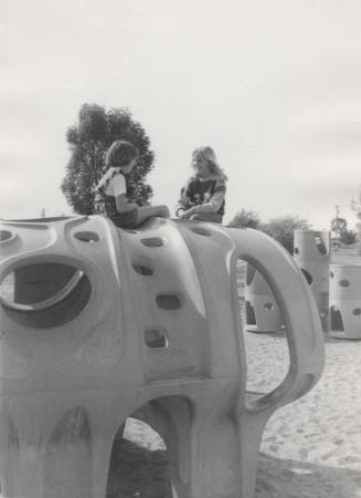 Cast Concrete Playground Equipment at Kiwanis Park