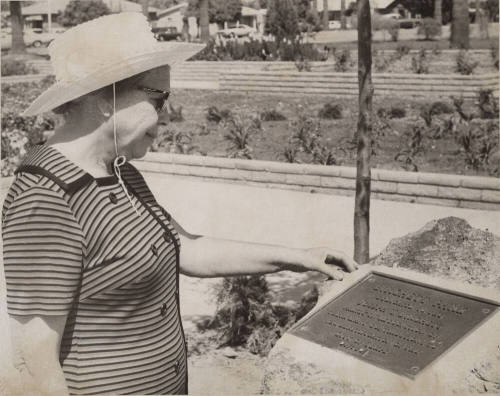 Birchett Park Dedication Plaque