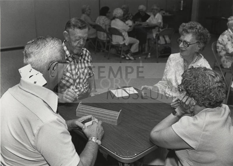 The Princes and Bryants Play Cards at The Tempe Community Center