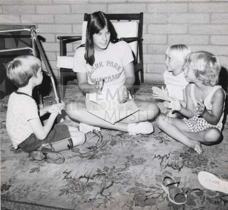 Clark Park Day Camp Counselor and Children