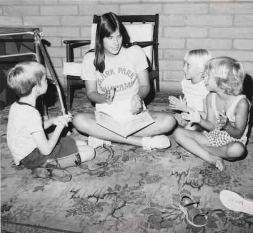 Clark Park Day Camp Counselor and Children
