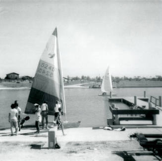 Sailing on Kiwanis Park Lake