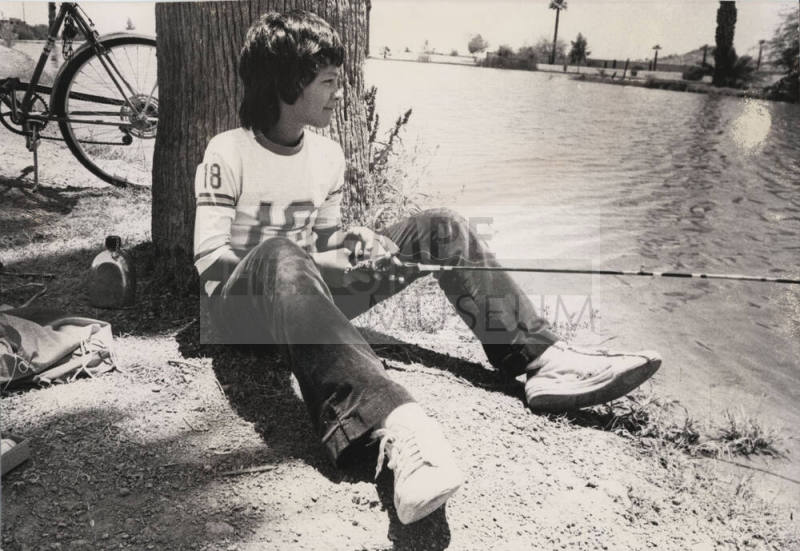 Boy Fishing in Papago Park
