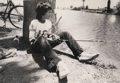 Boy Fishing in Papago Park