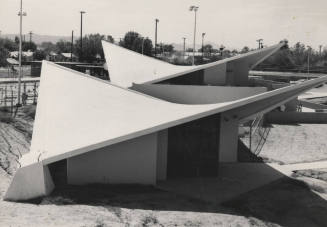 New Building - Tempe Beach Area - Pool in Background - Bleachers for Ballpark