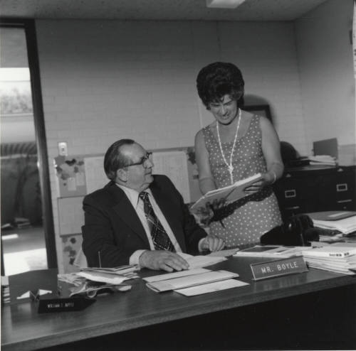 Principal Bill Boyle and teacher, Tempe Union High School