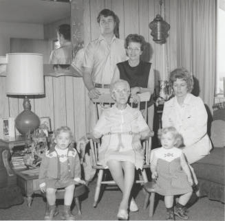 Gathering for the 90th Birthday of Mrs. Nellie B. Thoma