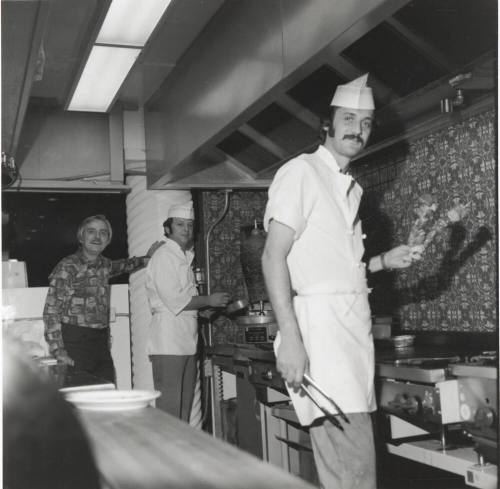 Food Preparation at the Golden Age Restaurant