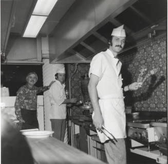 Food Preparation at the Golden Age Restaurant