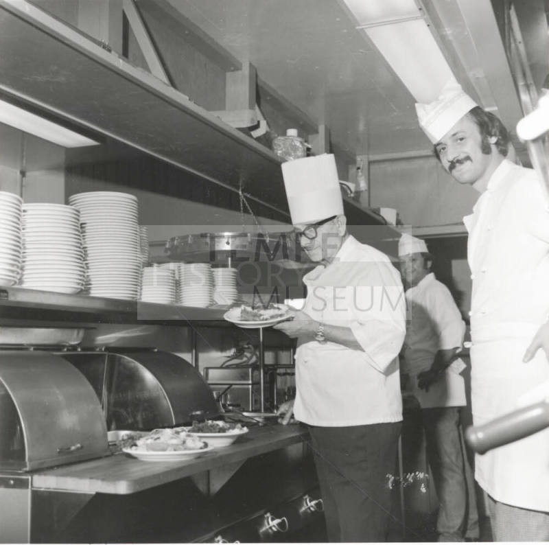 Food Preparation at the Golden Age Restaurant