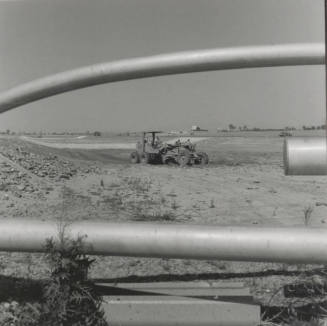 Work on Multiuse and flood control project along Indian Bend Wash south of McKellips Road