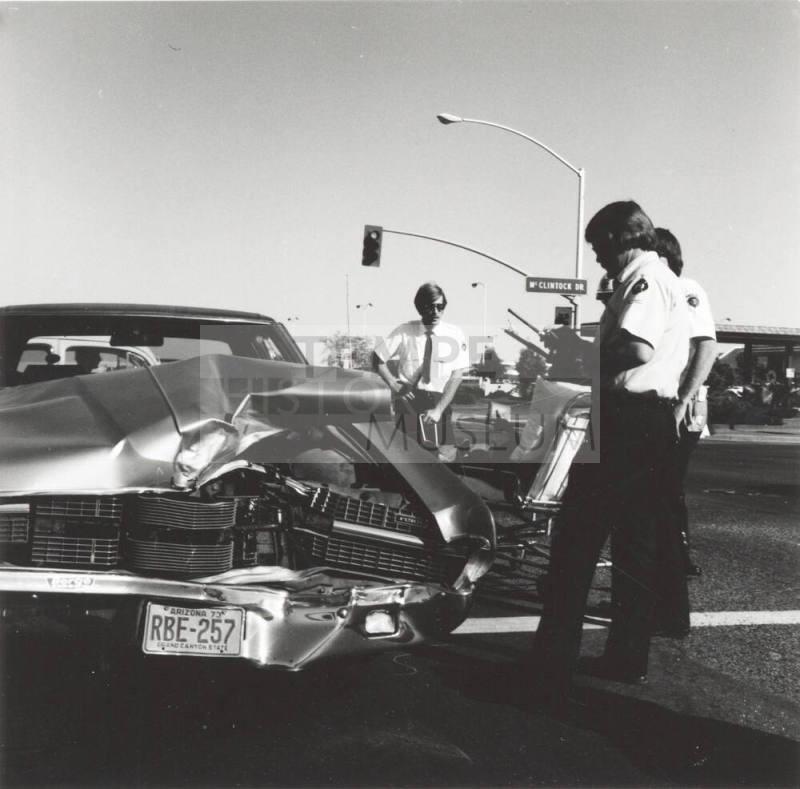 Automobile Accident on McClintock Drive