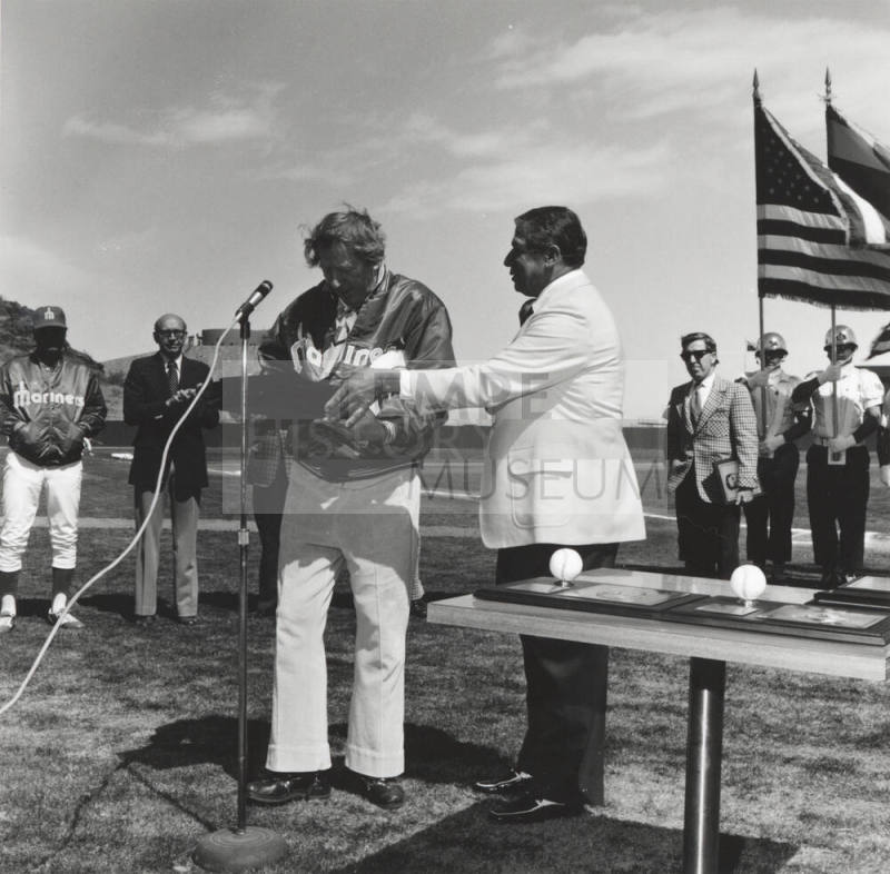 Presentation of Plaques of Appreciation to Seattle Mariners Owners Group