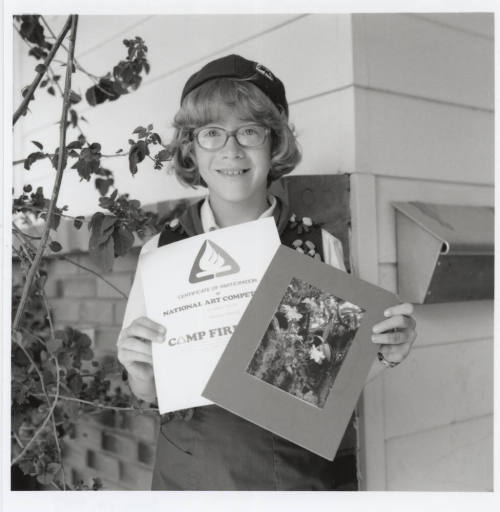 Elizabeth Riggins: Camp Fire Girl Wins Best in Arizona and Honorable Mention in Camp Fire National Art Contest