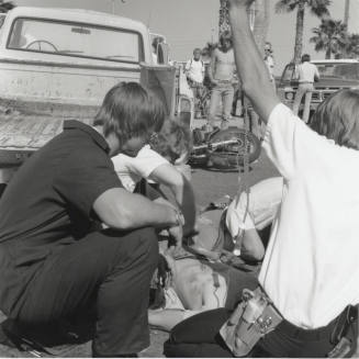 Motorcycle - Truck Accident - 2 of 11