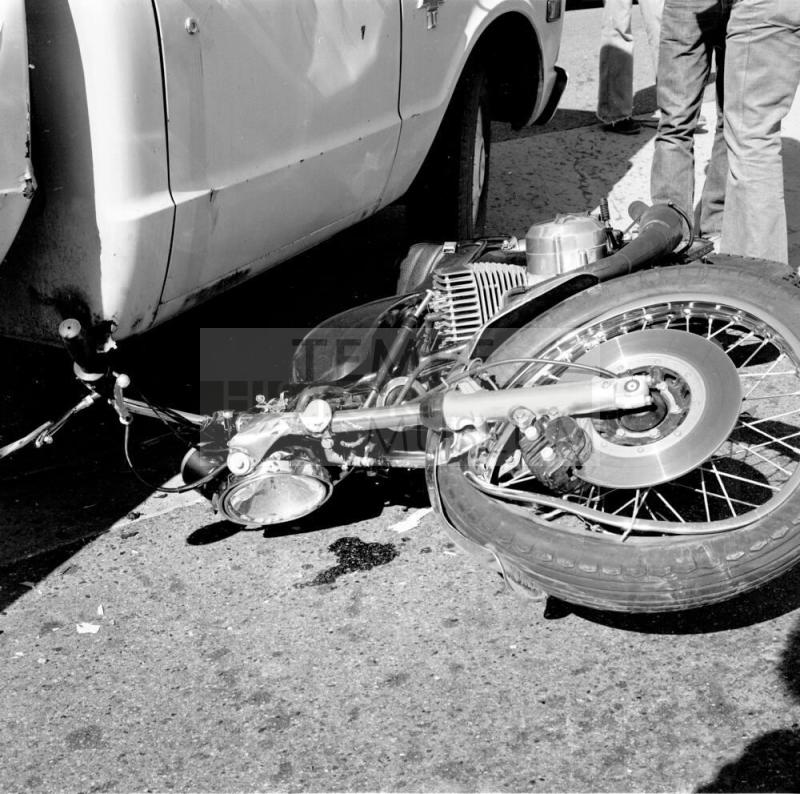 Motorcycle - Truck Accident - 5 of 11
