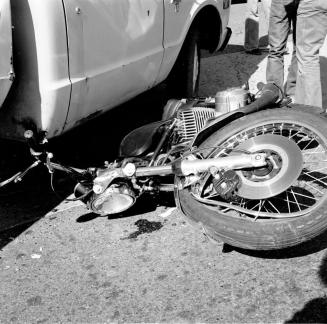 Motorcycle - Truck Accident - 5 of 11