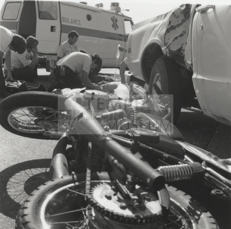 Motorcycle - Truck  Accident - 9 of 11