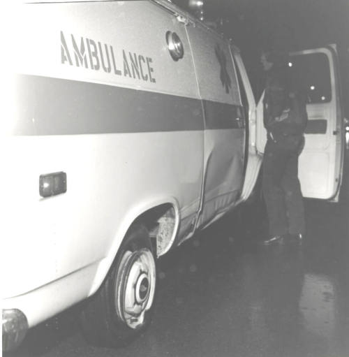 Rescuers Wreck Near Roosevelt and Broadway - "Rescuers Wreck" (Tempe Daily News article)