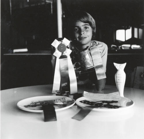 6th Grader Wins Awards At The Arizona Ceramic Association Show - Tempe Daily News Article
