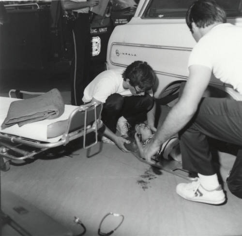 Boy on a Tricycle run over by a Car