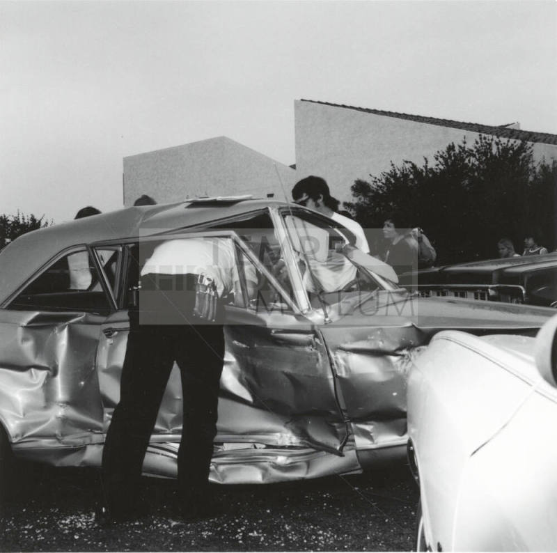 Crunched Car - Tempe Daily News Article