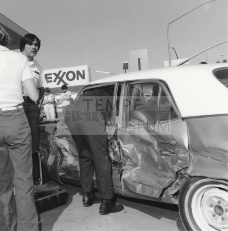 Crunched Car - Tempe Daily News