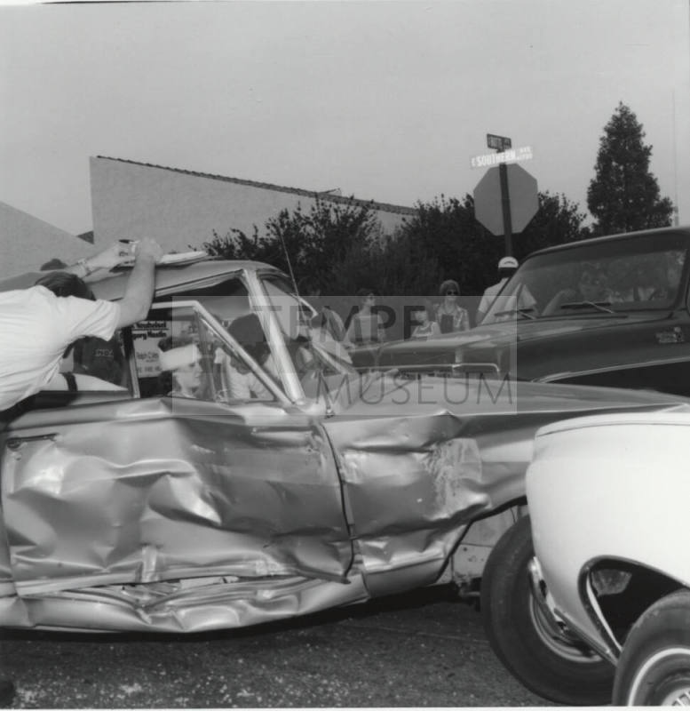 Crunched Car - Tempe Daily News