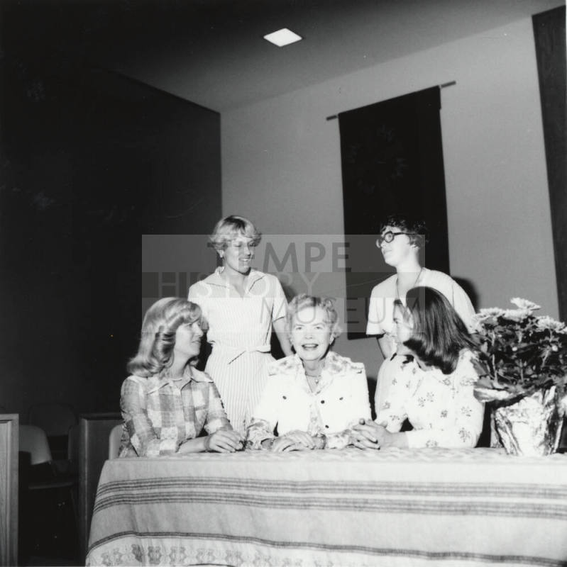 Unknown - 5 Women, 3 seated & 2 standing